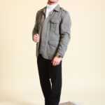 Jacke im Militär Look M
