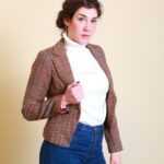 Karrierter Blazer XS