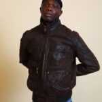 Lederjacke M