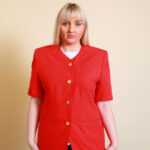Roter Blazer XXL