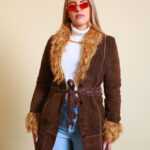 Braune Jacke im Winnetou Style XS