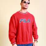 Vintage Fila-Pullover XL