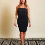 Glitzer Cocktailkleid M