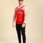 Rotes Adidas Tanktop M