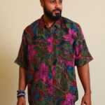 Vintage Seiden Shirt XXL