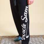 Schwarze Jogginghose M