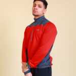 Dunkelgraue Strickweste L