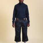 Pullover mit Stehkragen L