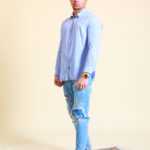 Hellblaues Tommy Hemd S