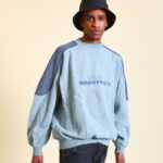 Lässiger grauer Pullover XL
