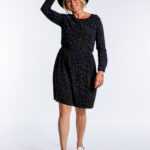 Dunkelgrünes Kleid mit animalprint, tailliert mit Bündchen, ungelabeltes Einzelstück mit Innenfutter aus Baumwolle, ungelabeltes Einzelstück L