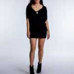 Schwarzes Kleid S