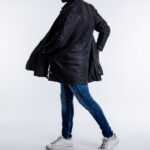 Lange Lederjacke M