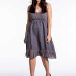 Cream Rüschenkleid M