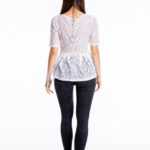Spitzenshirt M