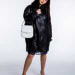 Vintagejacke mit Kunstfell XL
