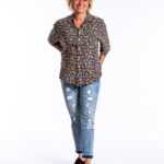 Stylisches Flowerprint Hemd mit kurzen Armen, Henry Morell L