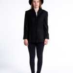 Oversized Blazer Jacke mit Knopfleiste und Ersatzknopf, bardehle L