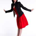 Taschenbesetzte Jacke S