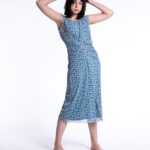 Natural Blumenkleid L