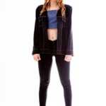 WE LOVE THIS STYLE Dieser lässiger Vintage Blazer Jacke hat Schulterpolstern, die leicht zu entfernen sind., Cosmos Basic Jeans XXL