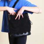 Glitzer Kunstleder Tasche