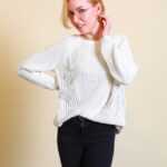 Weißer H&M Pullover M