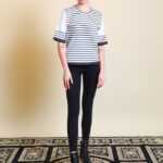Gestreiftes Strick-Shirt S
