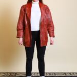 Lederjacke L
