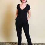 Schwarzer Jumpsuit M