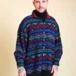 Buntes Stoffhemd XL