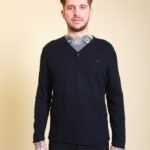 Mustangpullover in schwarz L