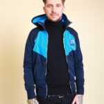 Blaue Jack and Jones Jacke S