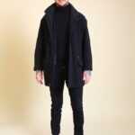 Dunkelgraue Jacke L