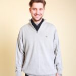 Beiger Halfzip von Lacoste XL