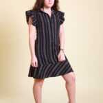 Schwarzes French Style Dress S