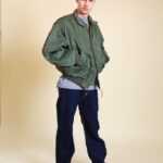 Bomber Jacke in Grün XXL
