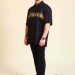 Schwarzes Hemd L