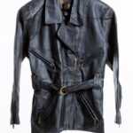 Vintage Fliegerjacke mit Gürtel, Vintage M