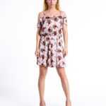 Süßes Sommerkleid im Off Shoulder look mit Spaghettiträgern sowie Unterrock, Collective Concepts S