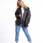 Braune Herren Lederjacke, KTK