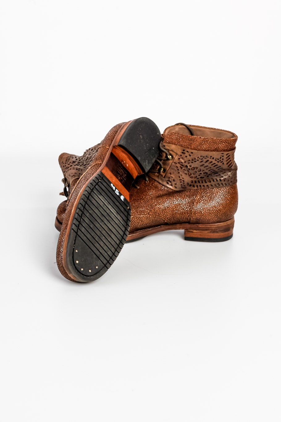 I.N.K. Handgefertigte Leder Boots 40 – Bild 4