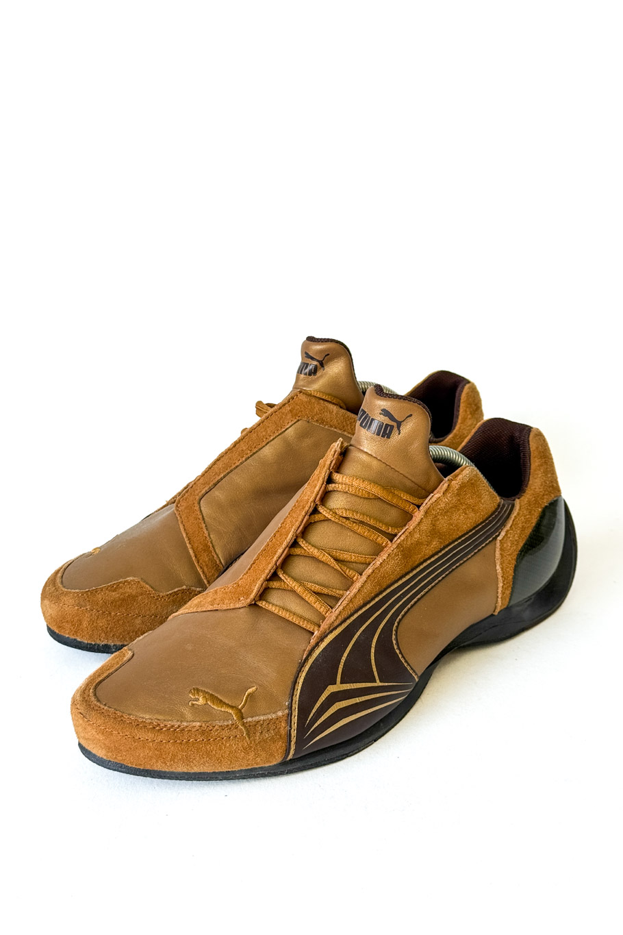 Puma Y2K Sneaker Gold/Braun 45 – Bild 1