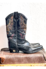 Cowboy-Stiefel mit Stickmuster 43