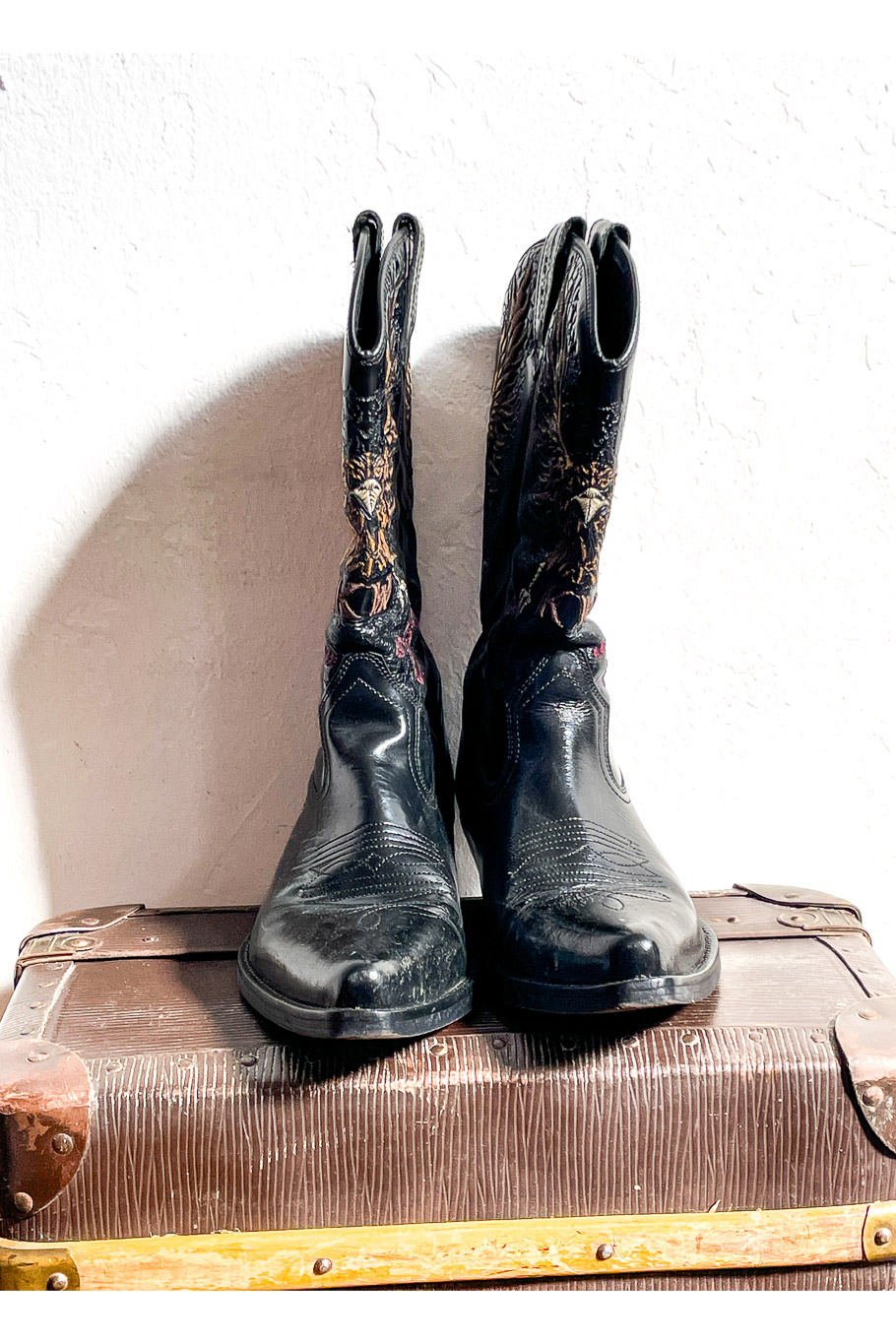 Cowboy-Stiefel mit Stickmuster 43 – Bild 2