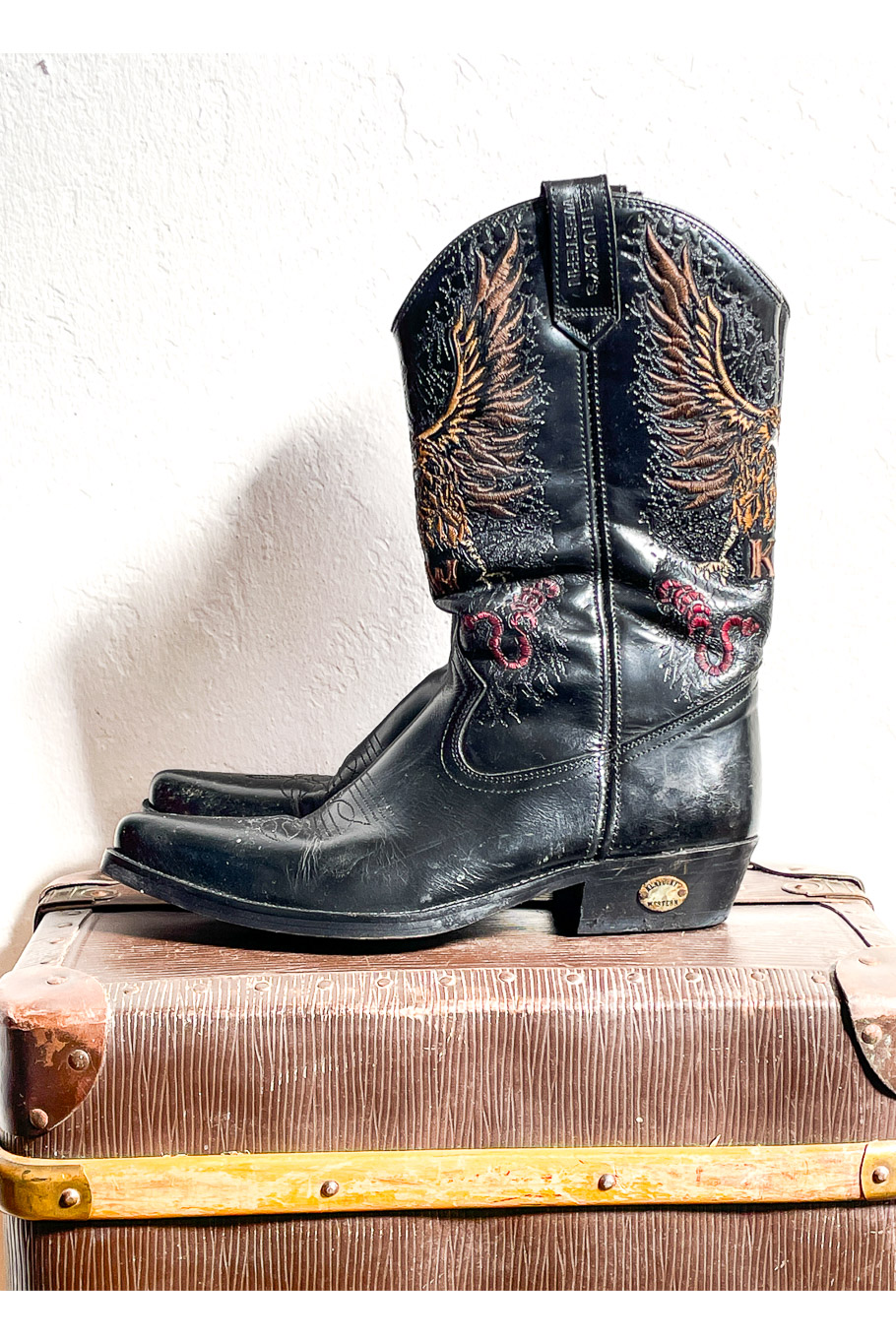 Cowboy-Stiefel mit Stickmuster 43 – Bild 3