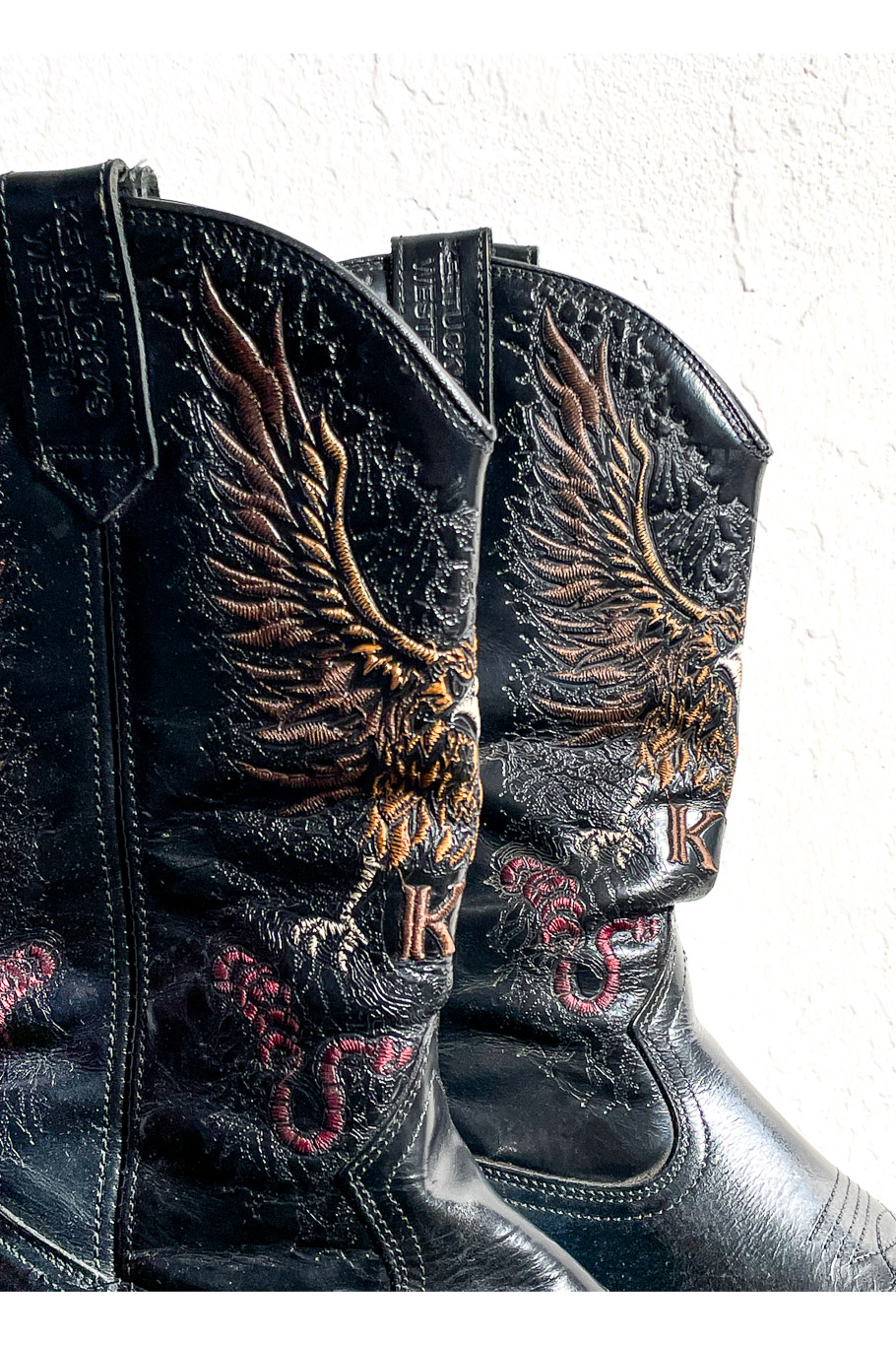 Cowboy-Stiefel mit Stickmuster 43 – Bild 4