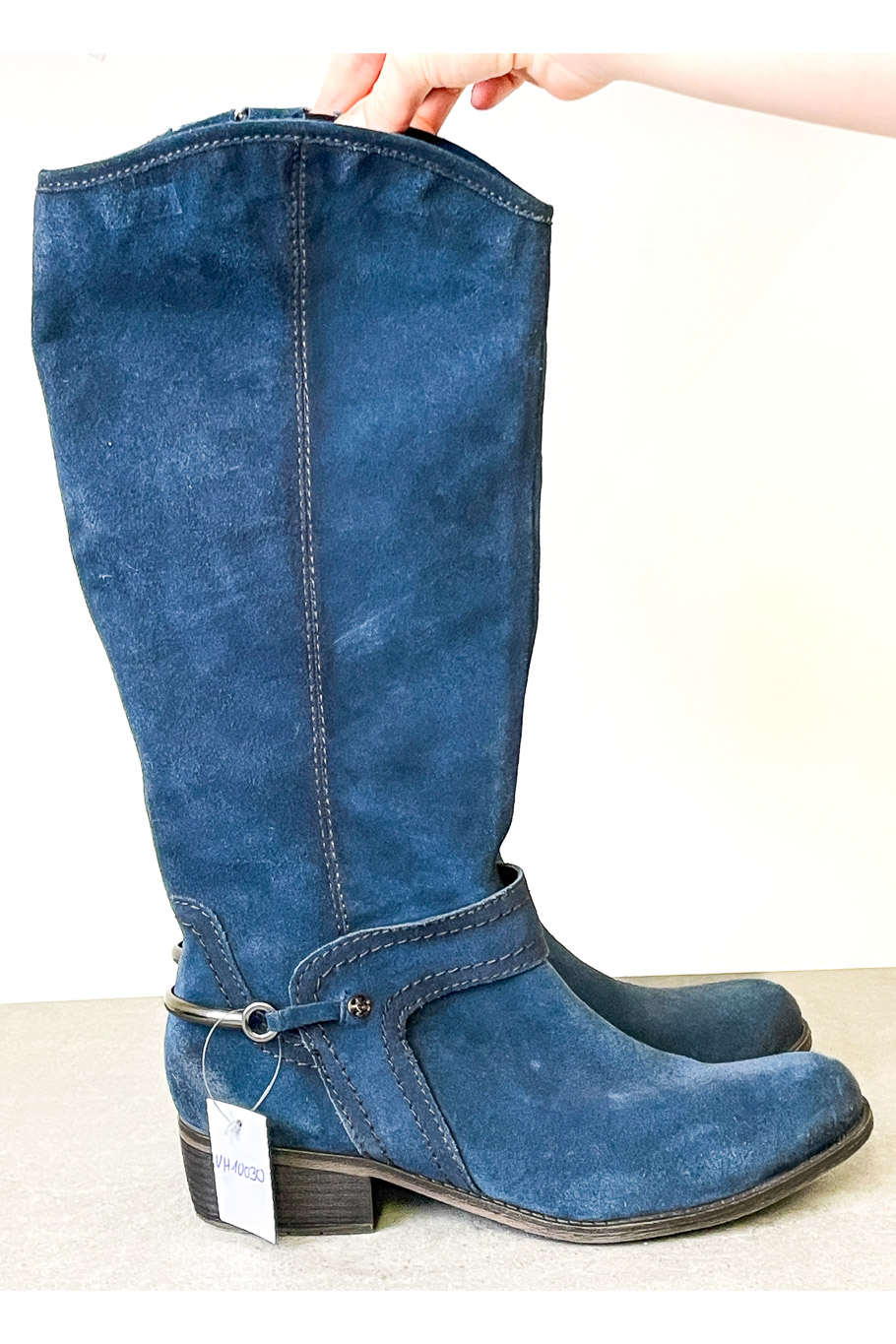 Hoher Wildlederstiefel 41 – Bild 3